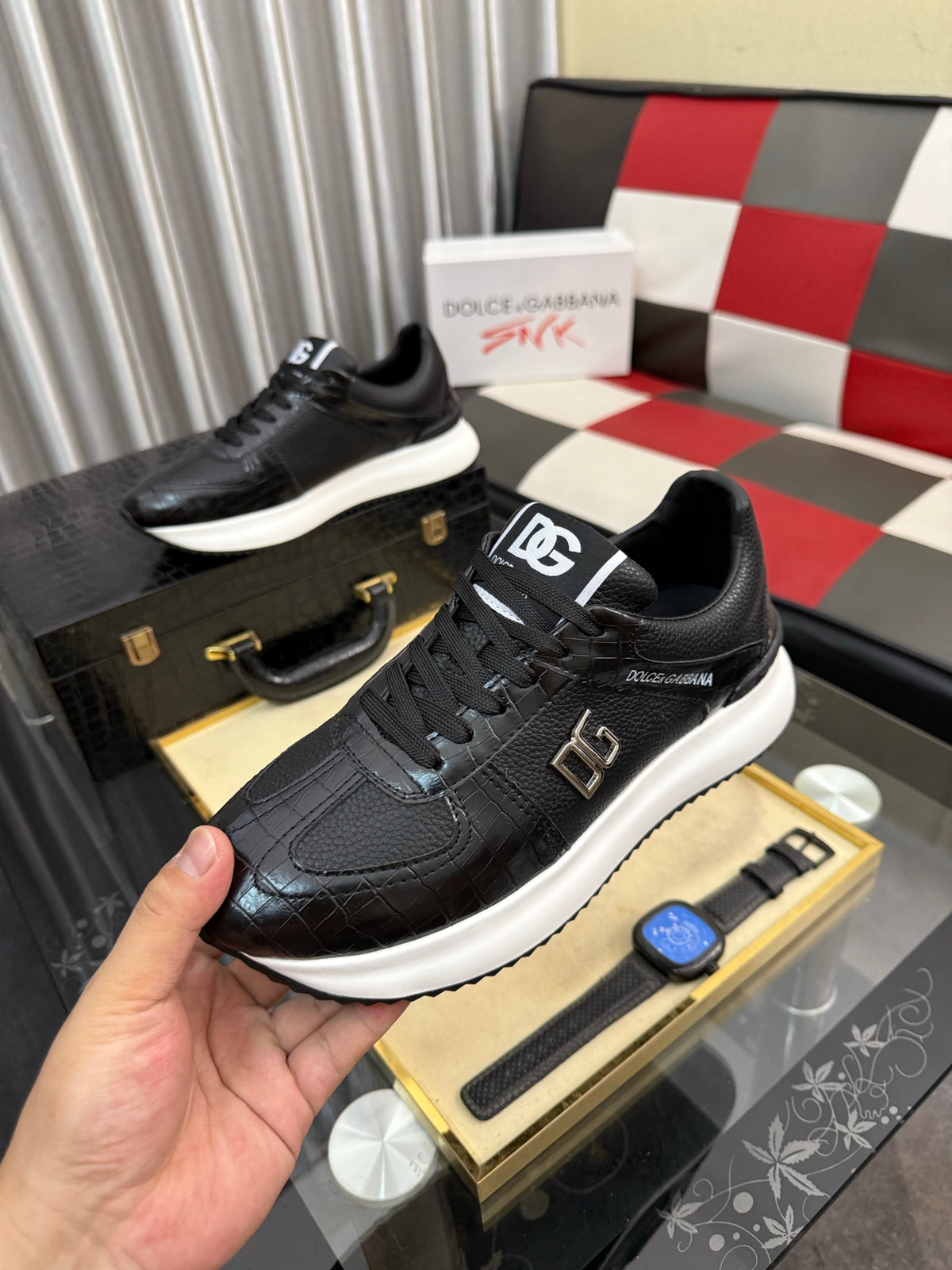 Dolce & Gabbana DG Classic Calfskin Casual Shoes