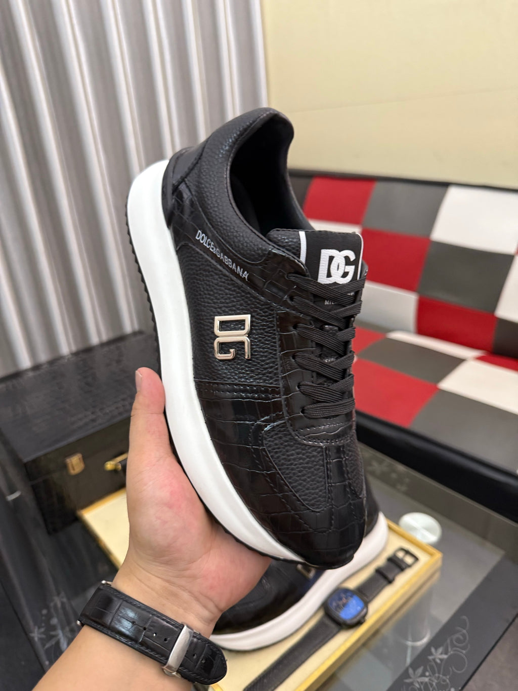 Dolce & Gabbana DG Classic Calfskin Casual Shoes
