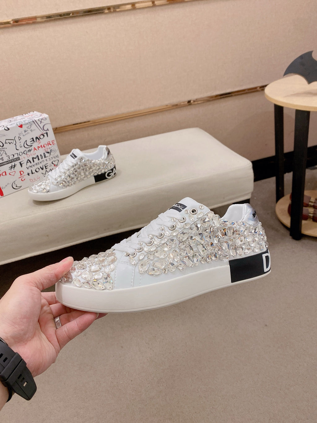 Dolce & Gabbana DG Couple's Athletic Casual Sneakers