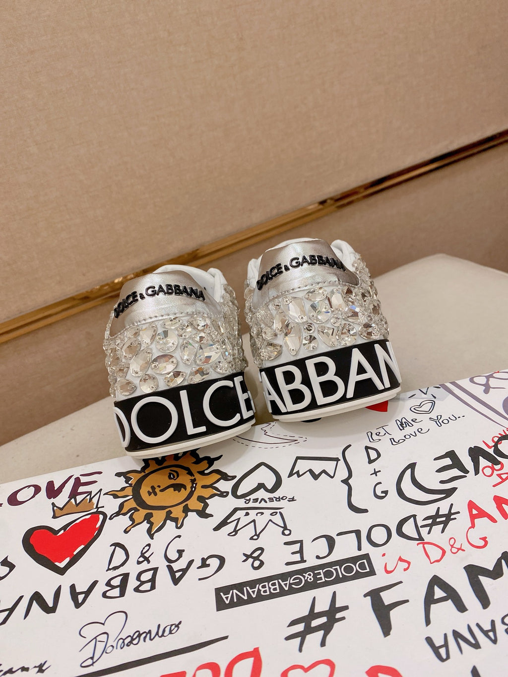 Dolce & Gabbana DG Couple's Athletic Casual Sneakers