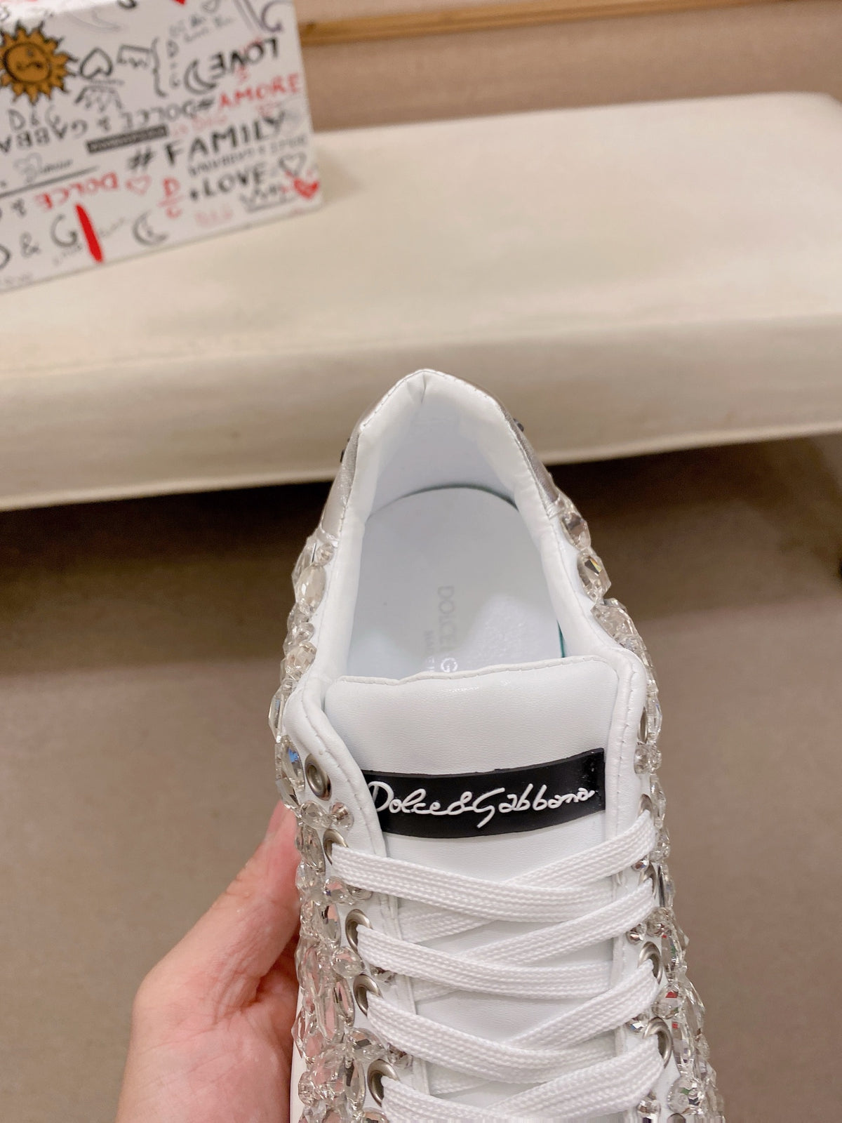 Dolce & Gabbana DG Couple's Athletic Casual Sneakers