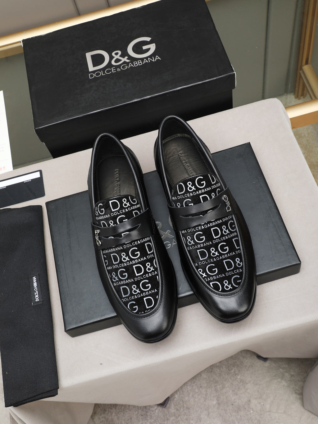 Dolce & Gabbana DG Men's Handcrafted Formal Dress Shoes