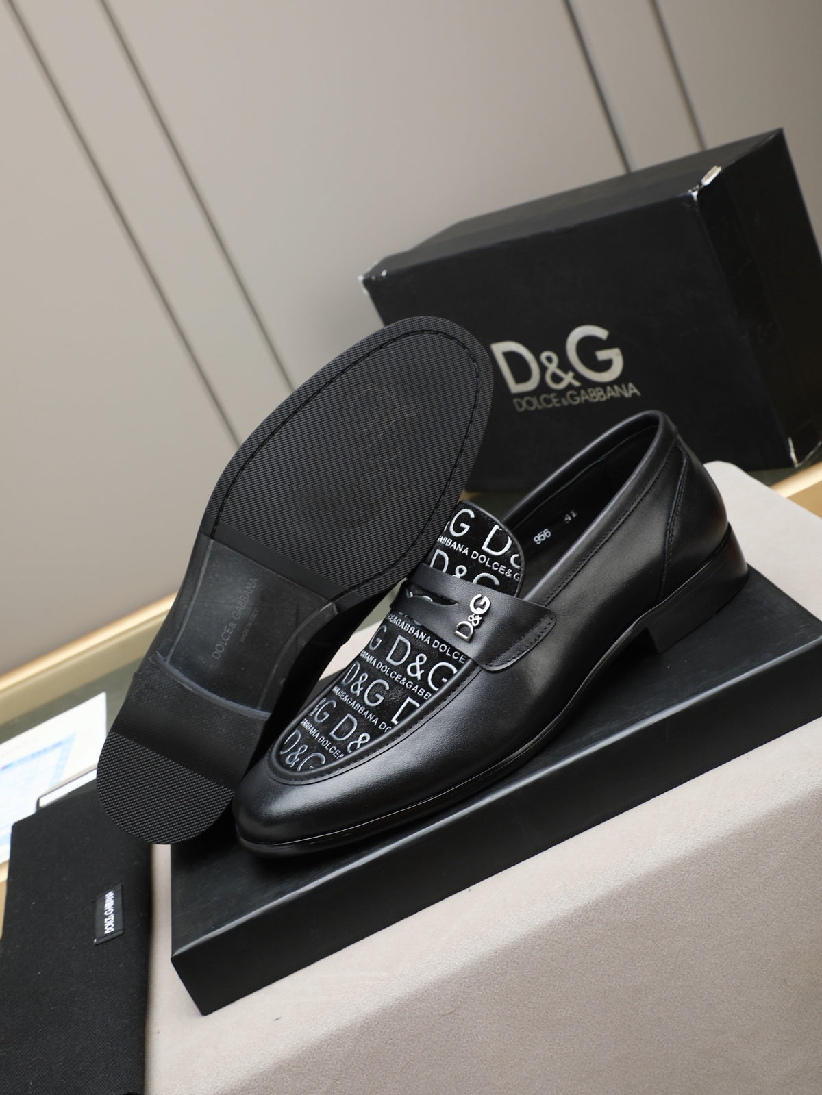 Dolce & Gabbana DG Men's Handcrafted Formal Dress Shoes