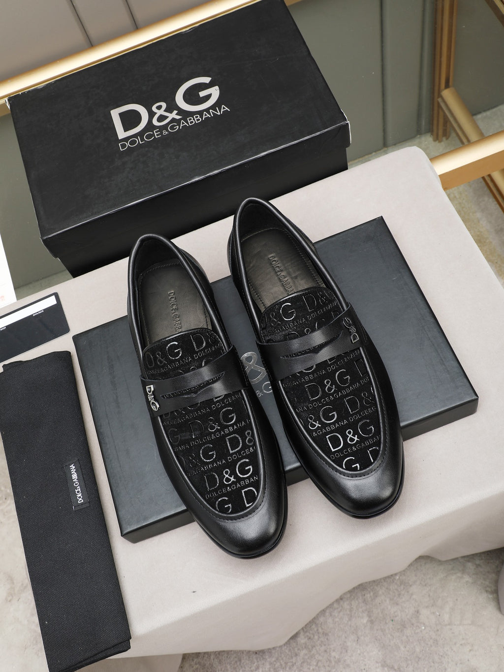 Dolce & Gabbana DG Men's Handcrafted Formal Dress Shoes