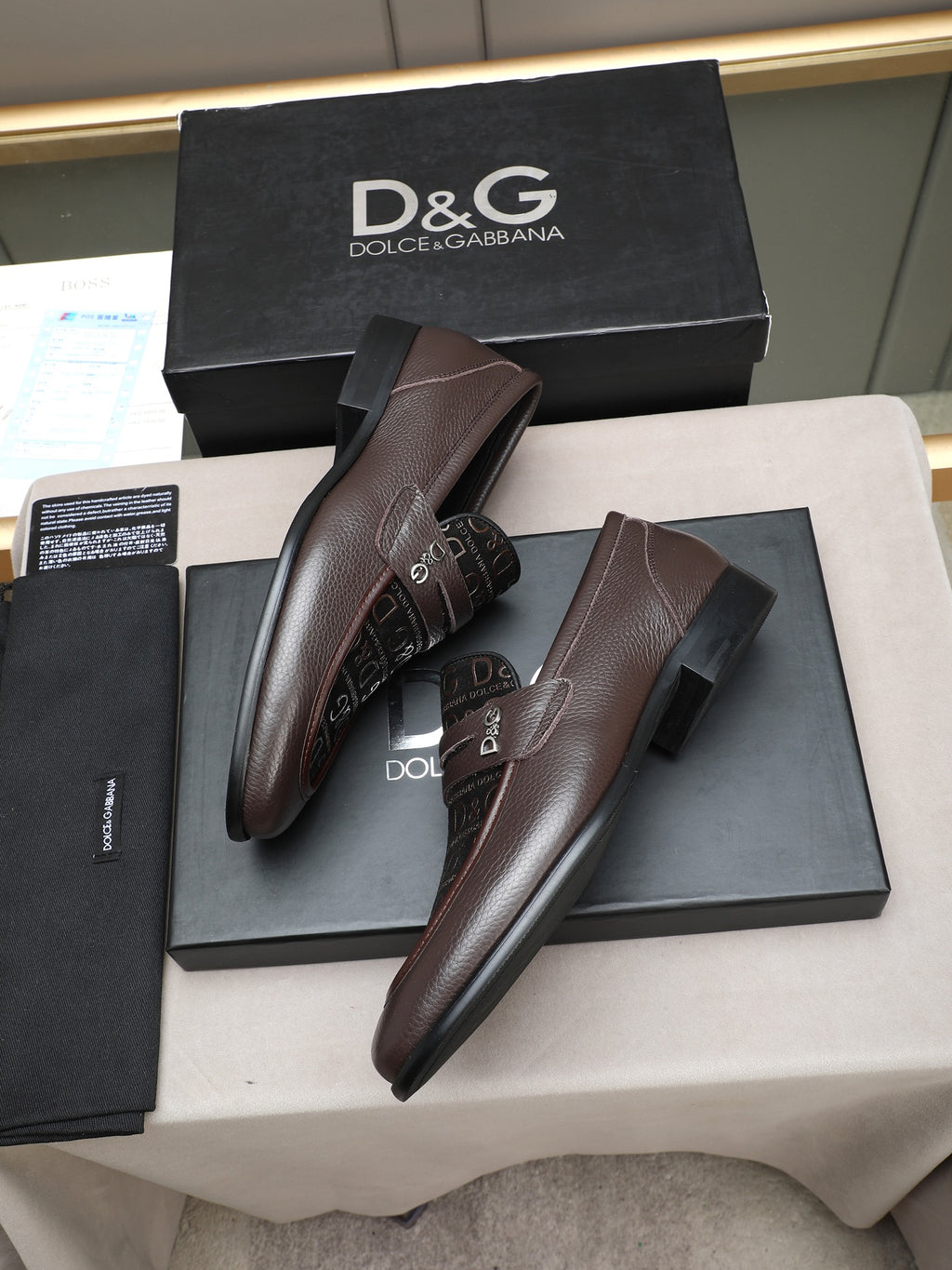 Dolce & Gabbana DG Men's Handcrafted Formal Dress Shoes