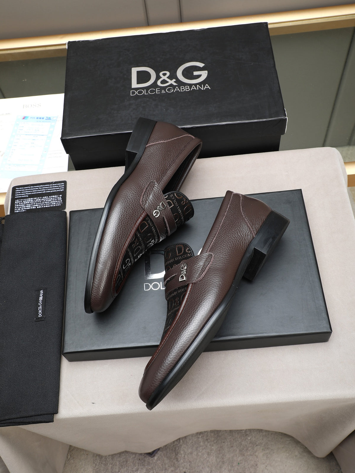 Dolce & Gabbana DG Men's Handcrafted Formal Dress Shoes