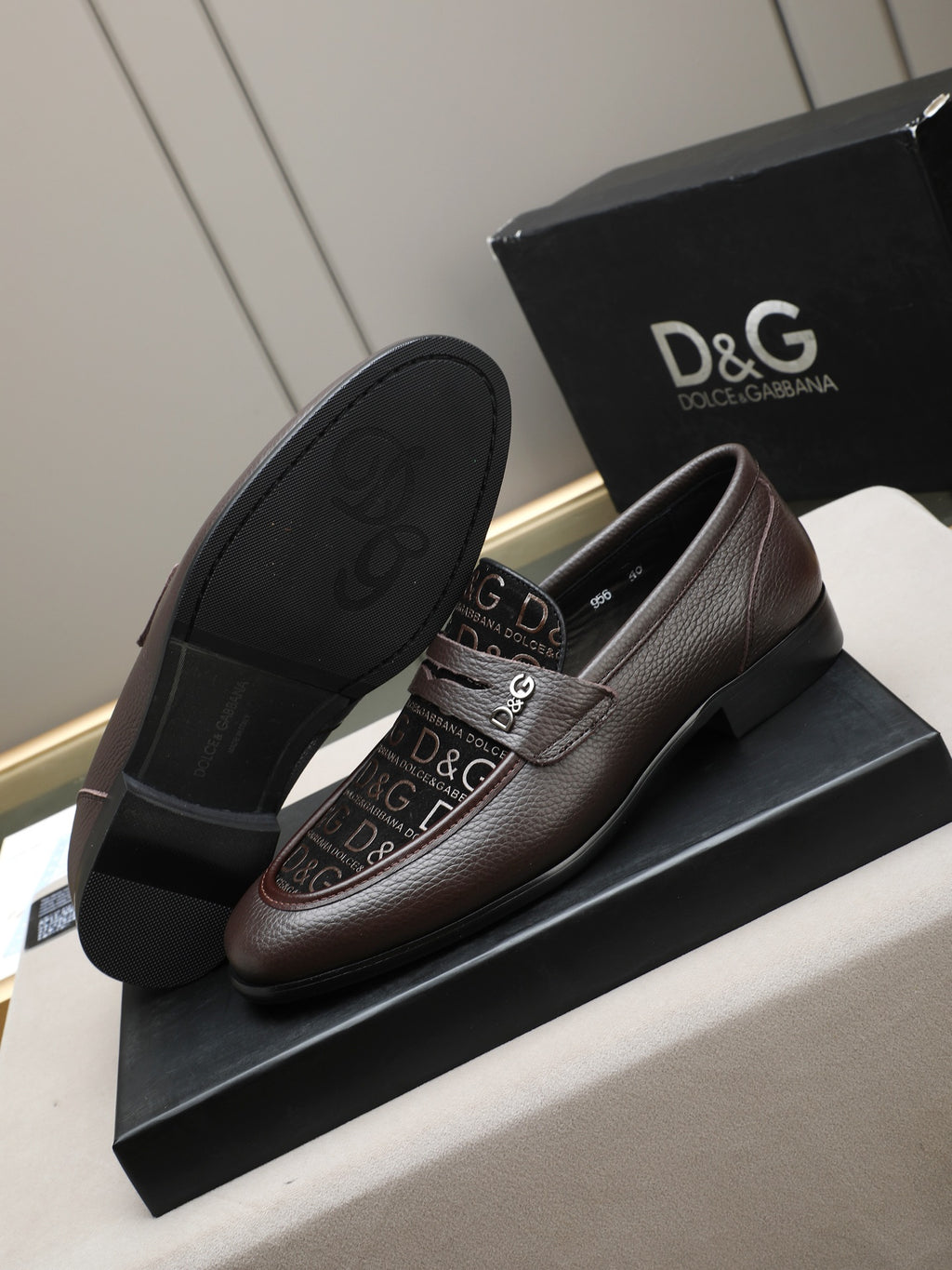 Dolce & Gabbana DG Men's Handcrafted Formal Dress Shoes