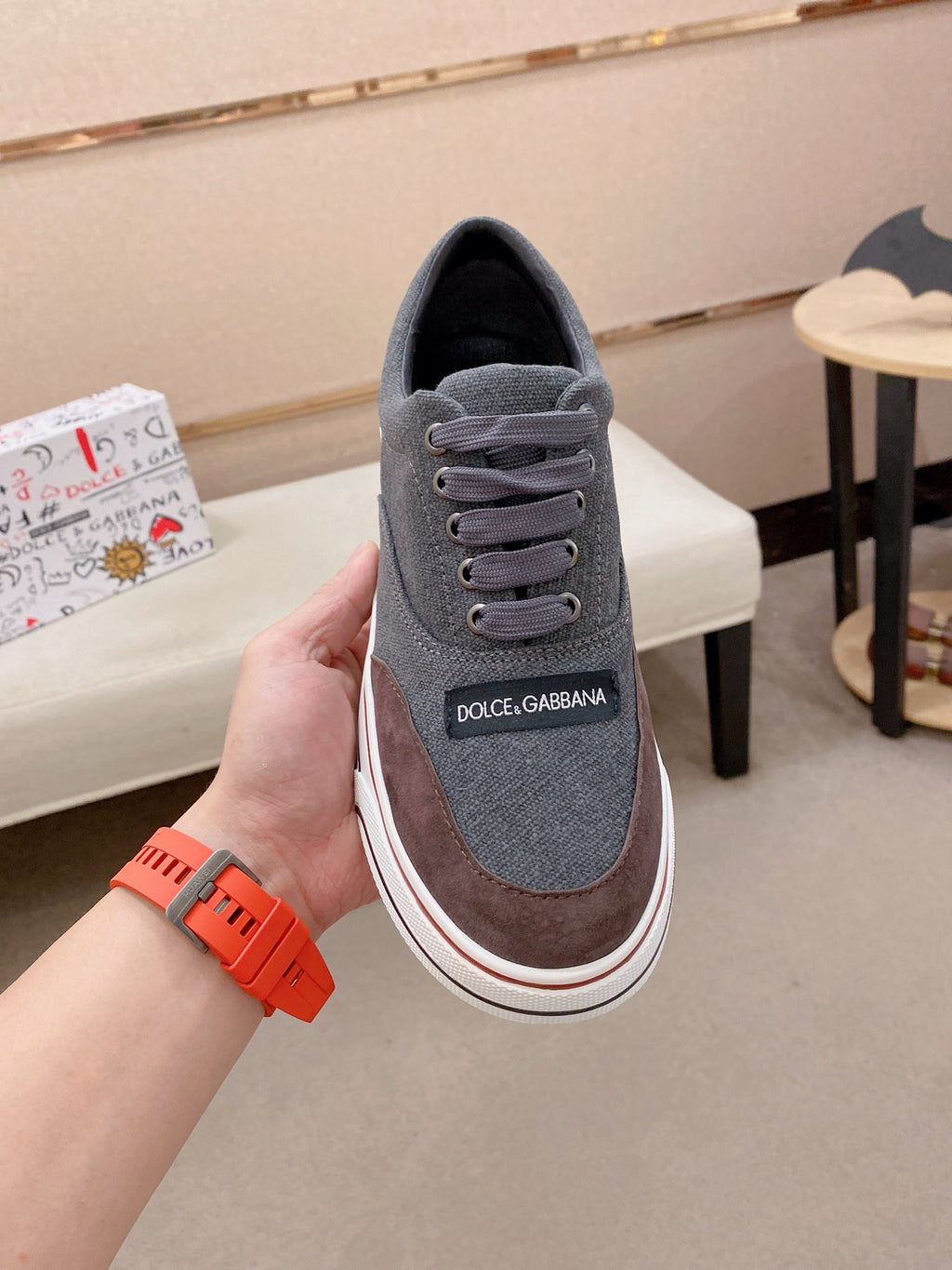 Dolce & Gabbana DG Men's Fashion Athletic Casual Sneakers