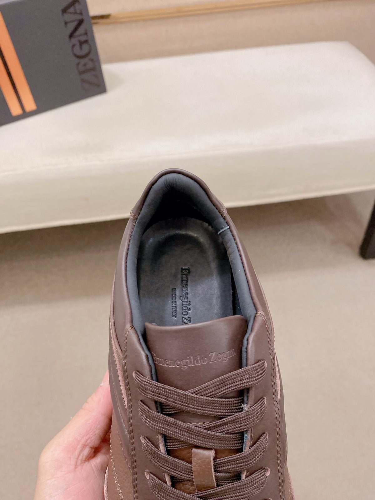 Ermenegildo Zegna Men's Calfskin Casual Shoes