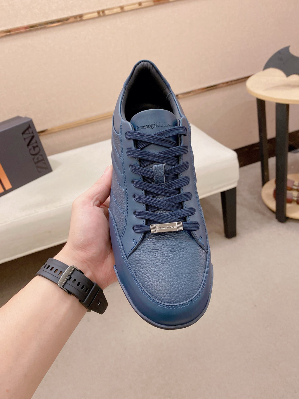Ermenegildo Zegna Men's Calfskin Casual Shoes
