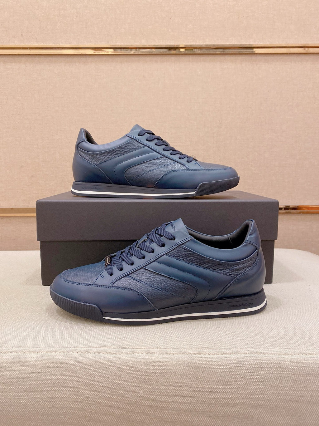 Ermenegildo Zegna Men's Calfskin Casual Shoes