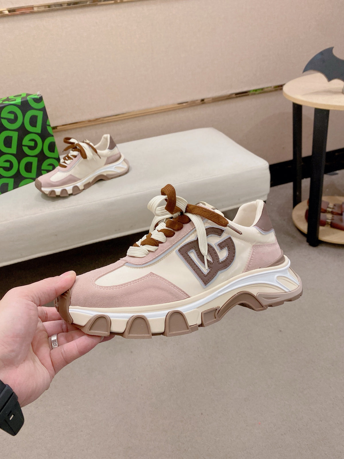 Dolce & Gabbana DG Couple's Athletic Casual Sneakers
