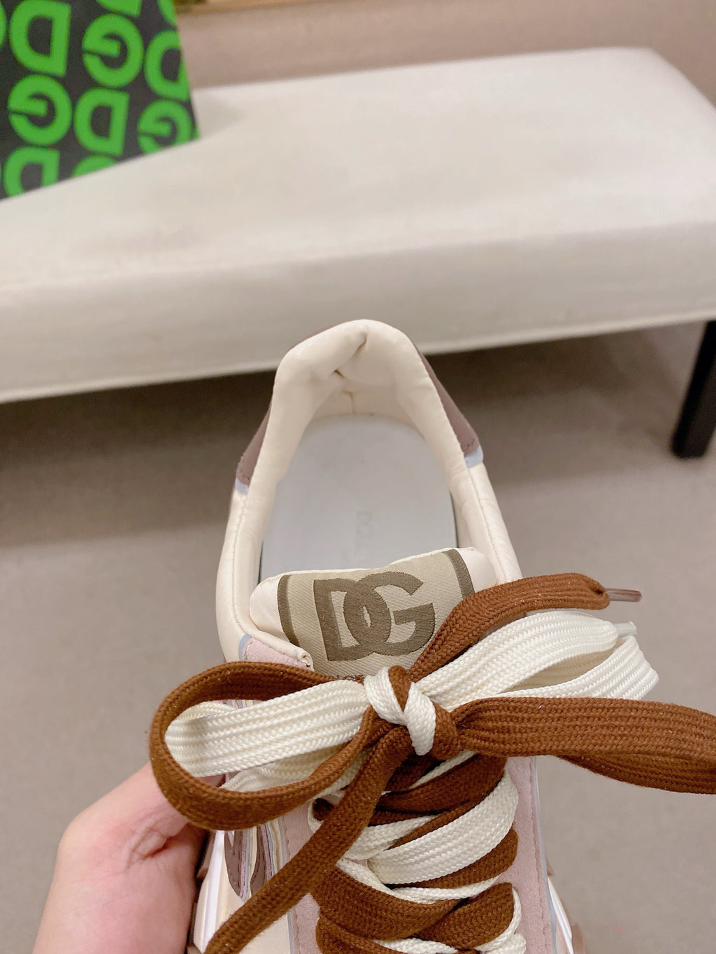Dolce & Gabbana DG Couple's Athletic Casual Sneakers