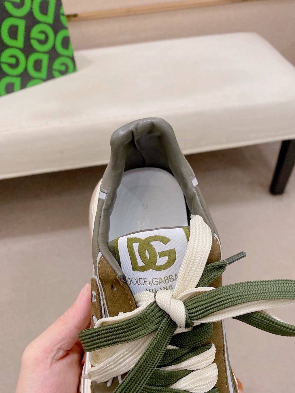 Dolce & Gabbana DG Couple's Athletic Casual Sneakers