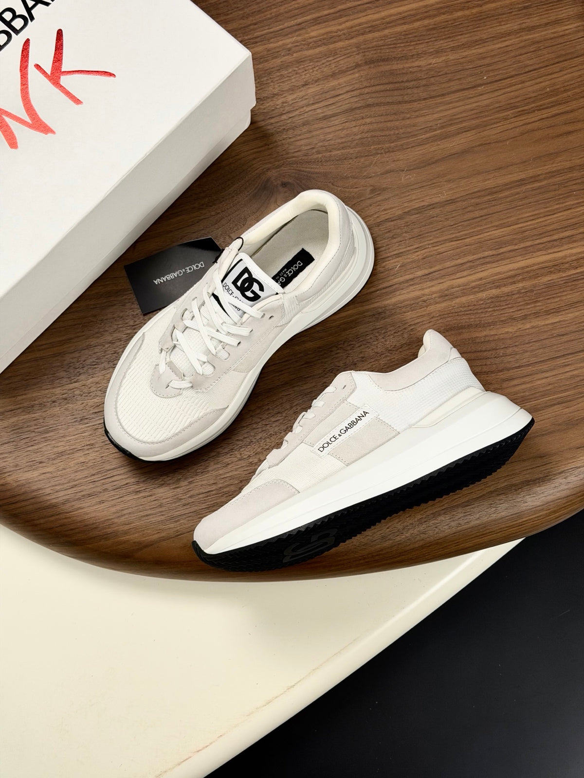 Dolce & Gabbana DG Premium Men's Mixed-Material Casual Sneakers