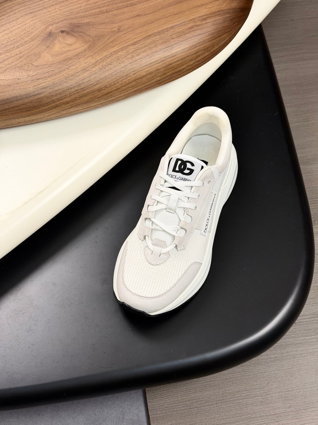 Dolce & Gabbana DG Premium Men's Mixed-Material Casual Sneakers