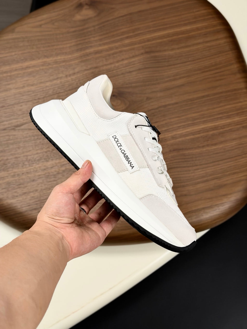 Dolce & Gabbana DG Premium Men's Mixed-Material Casual Sneakers