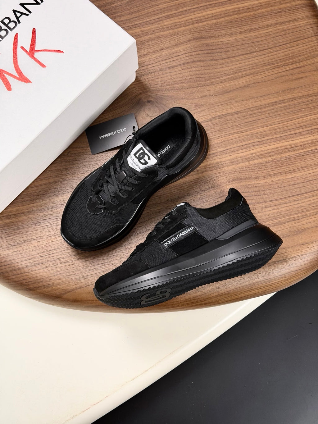 Dolce & Gabbana DG Premium Men's Mixed-Material Casual Sneakers