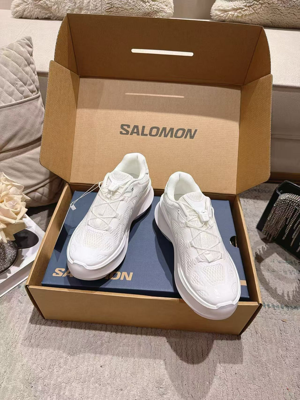 Salomon x CDG Chunky Mesh Sneakers for Women