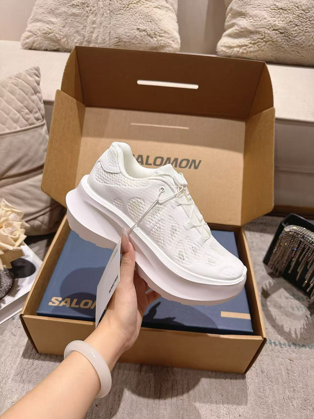 Salomon x CDG Chunky Mesh Sneakers for Women