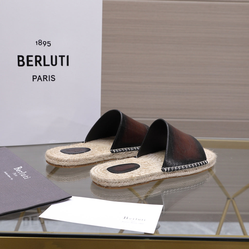 Berluti Men's Edge-Last Leather Casual Shoes