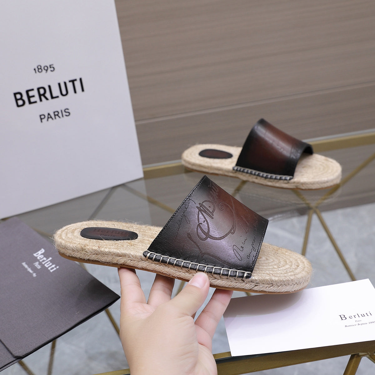 Berluti Men's Edge-Last Leather Casual Shoes