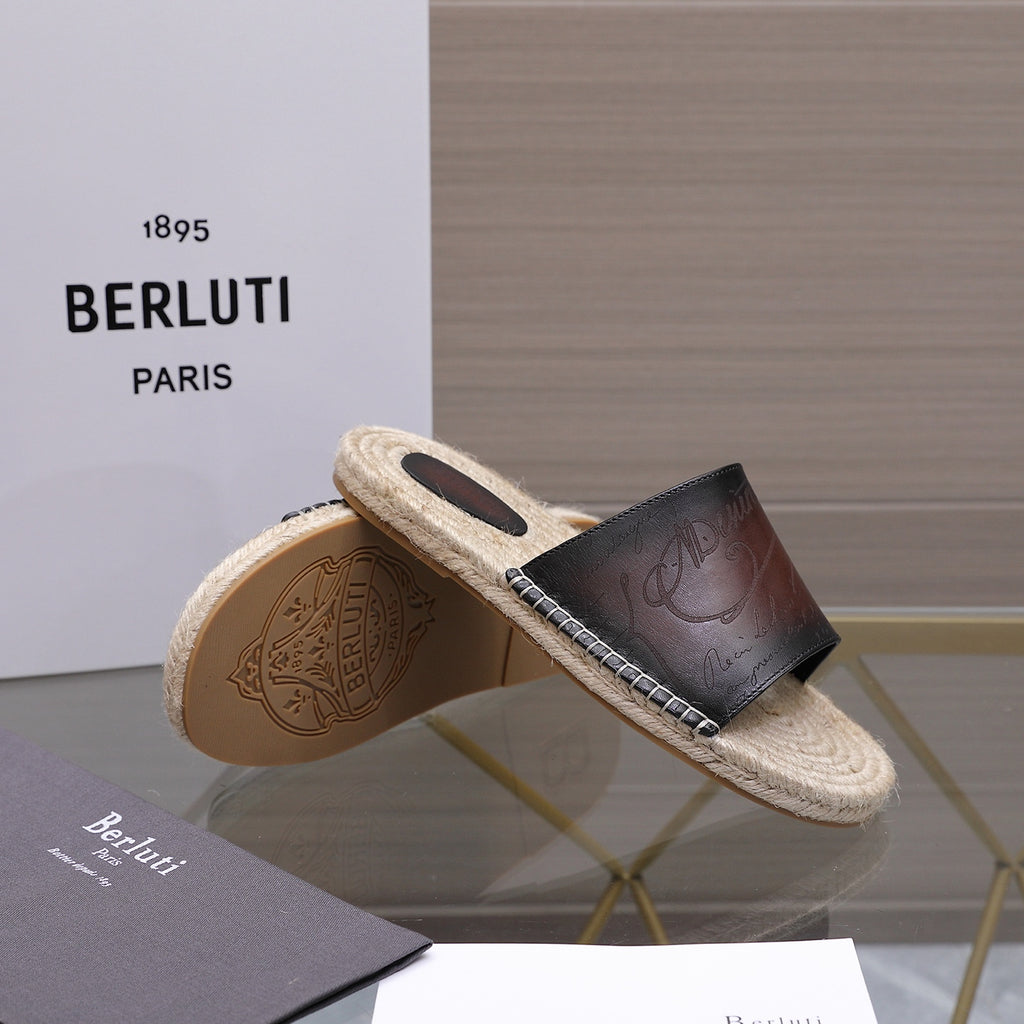 Berluti Men's Edge-Last Leather Casual Shoes