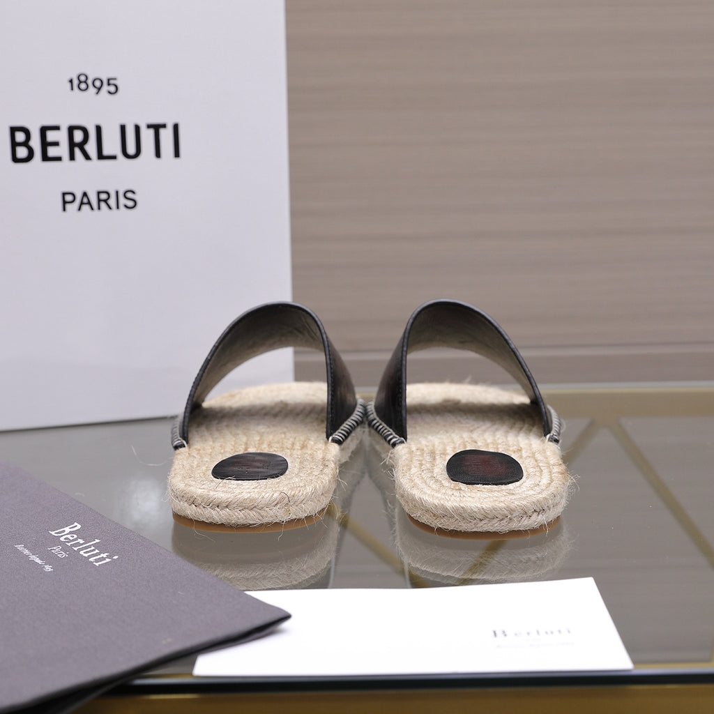 Berluti Men's Edge-Last Leather Casual Shoes