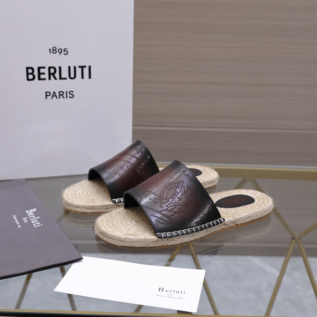Berluti Men's Edge-Last Leather Casual Shoes