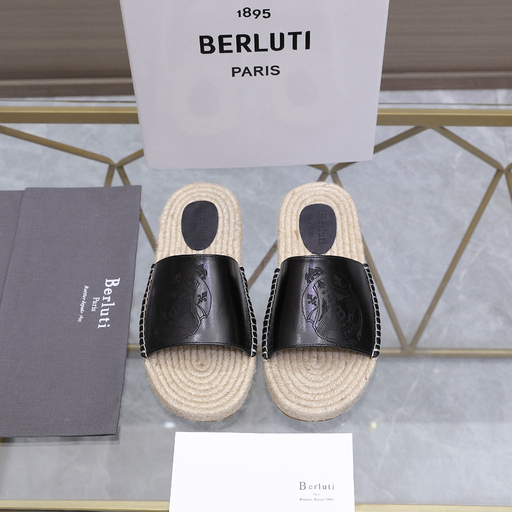 Berluti Men's Edge-Last Leather Casual Shoes