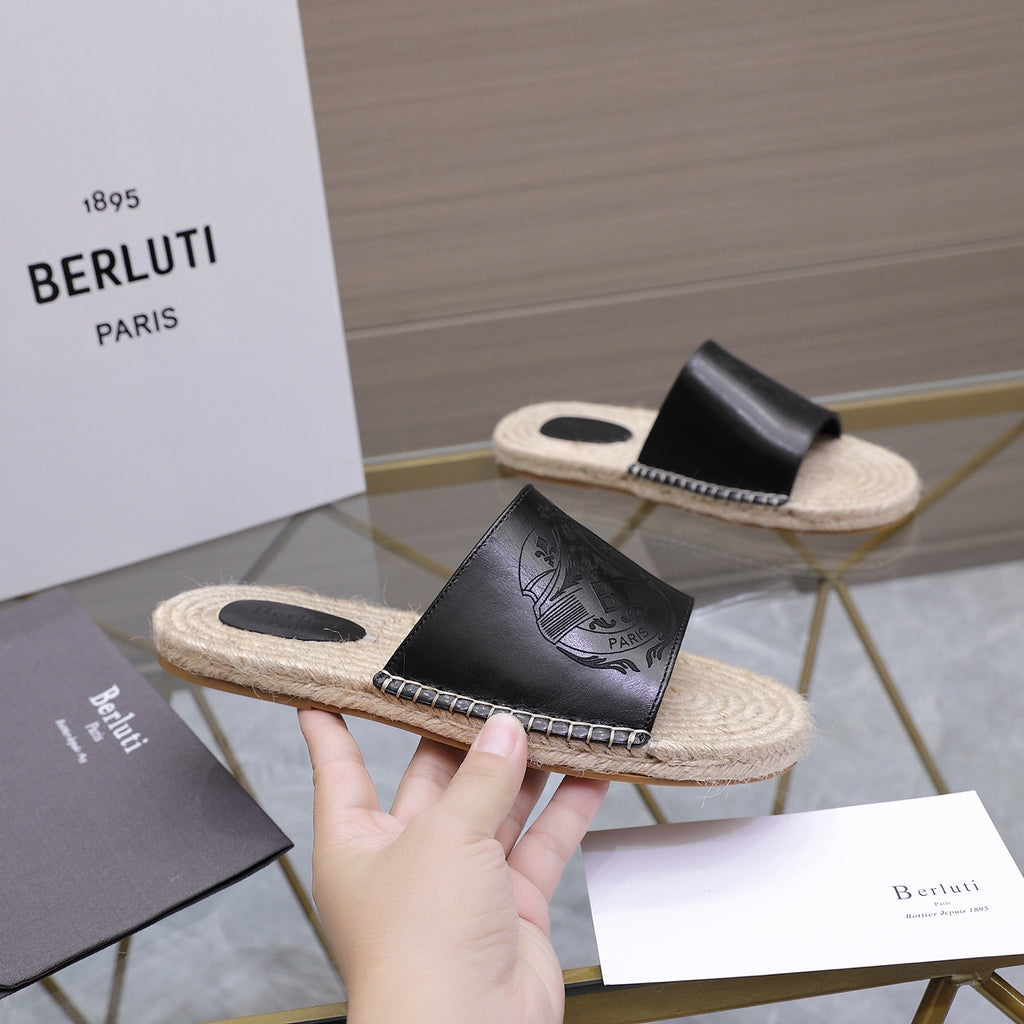 Berluti Men's Edge-Last Leather Casual Shoes