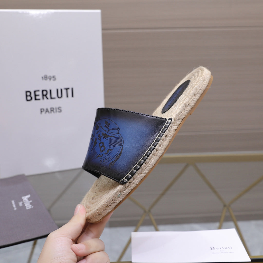 Berluti Men's Edge-Last Leather Casual Shoes