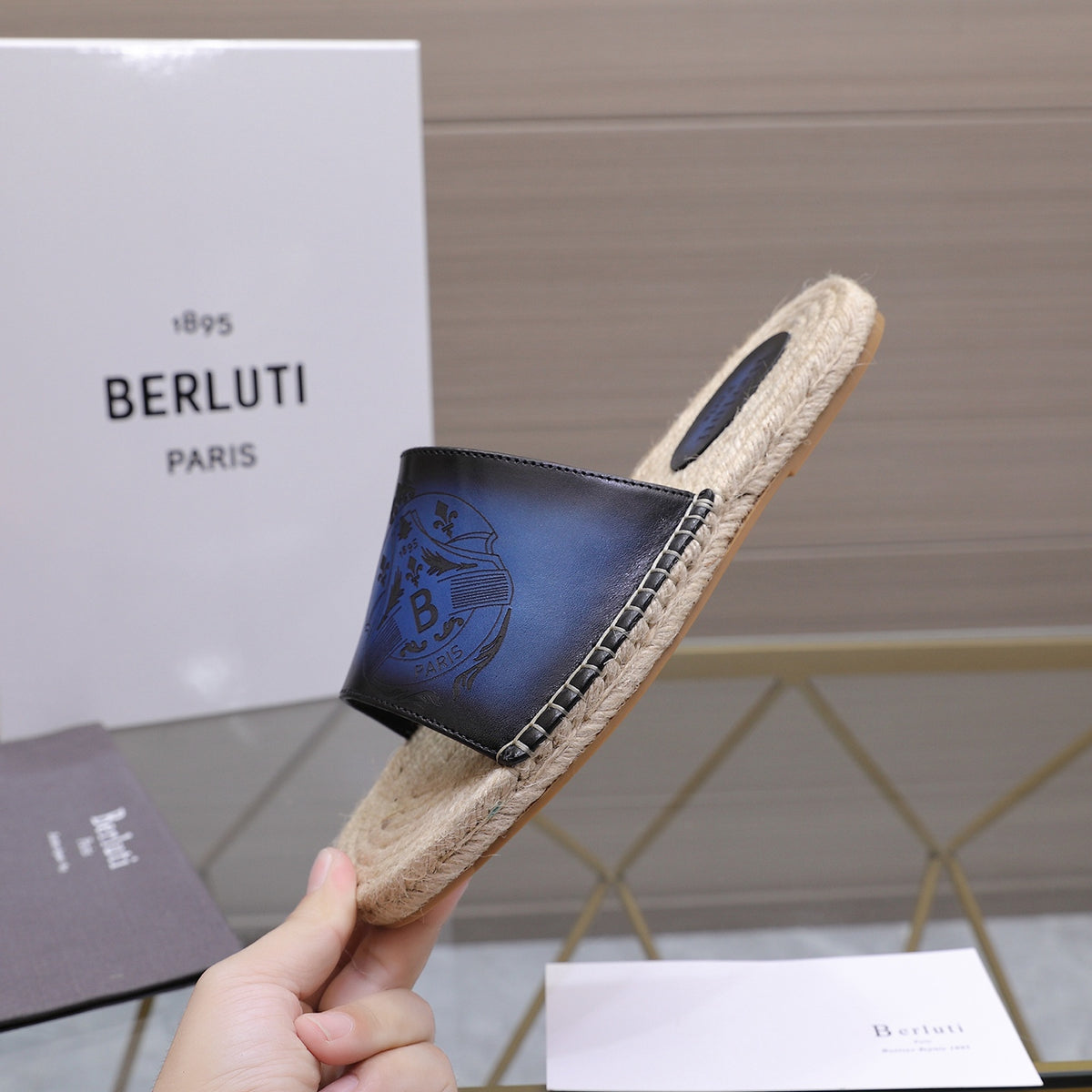 Berluti Men's Edge-Last Leather Casual Shoes