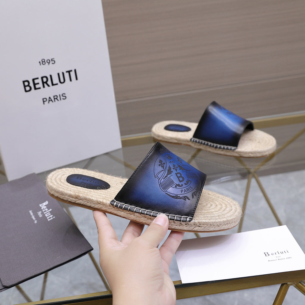 Berluti Men's Edge-Last Leather Casual Shoes