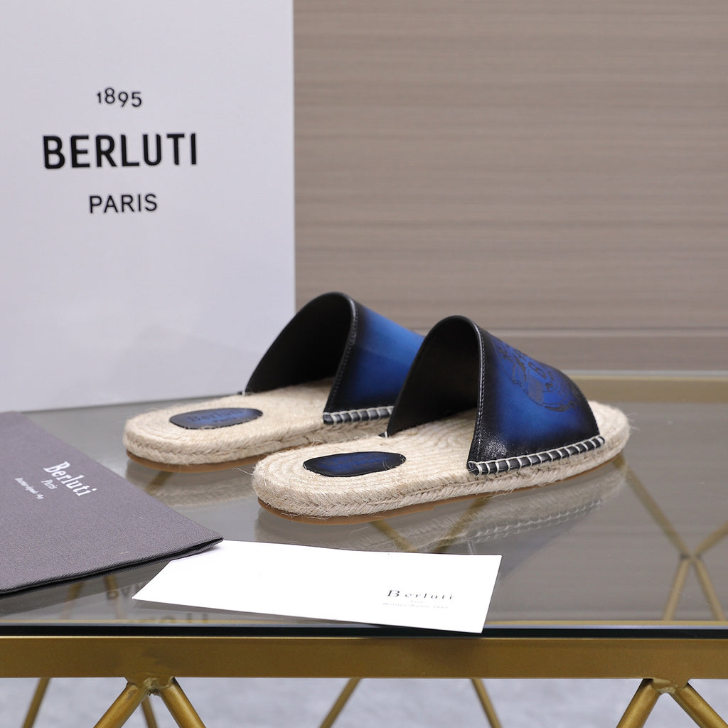 Berluti Men's Edge-Last Leather Casual Shoes