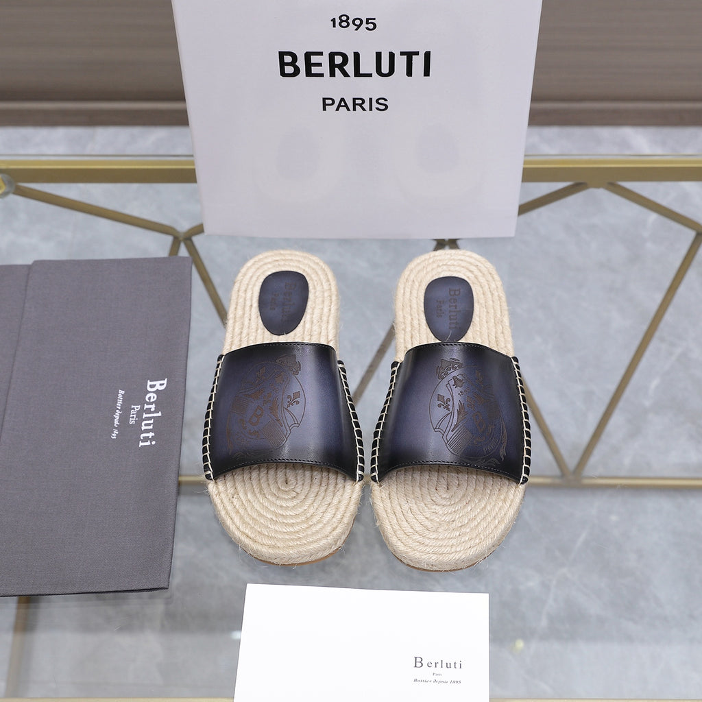 Berluti Men's Edge-Last Leather Casual Shoes