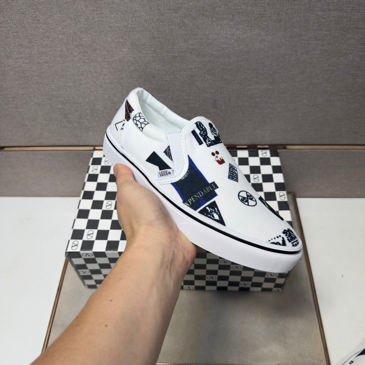 Dolce & Gabbana DG Men's Multi-Material Casual Sneakers 3 Colors