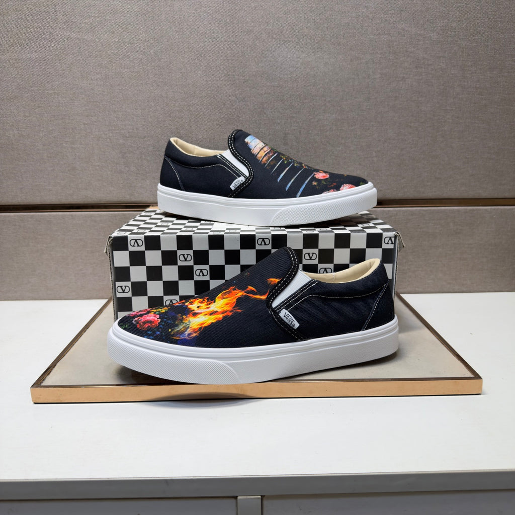 Dolce & Gabbana DG Men's Multi-Material Casual Sneakers 3 Colors