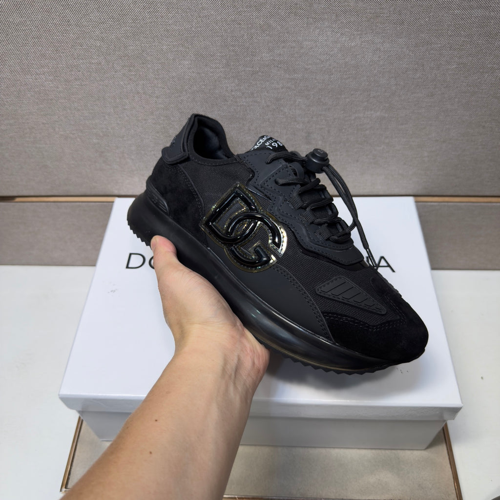 Dolce & Gabbana DG Couple's Multi-Material Casual Sneakers Multi-Color