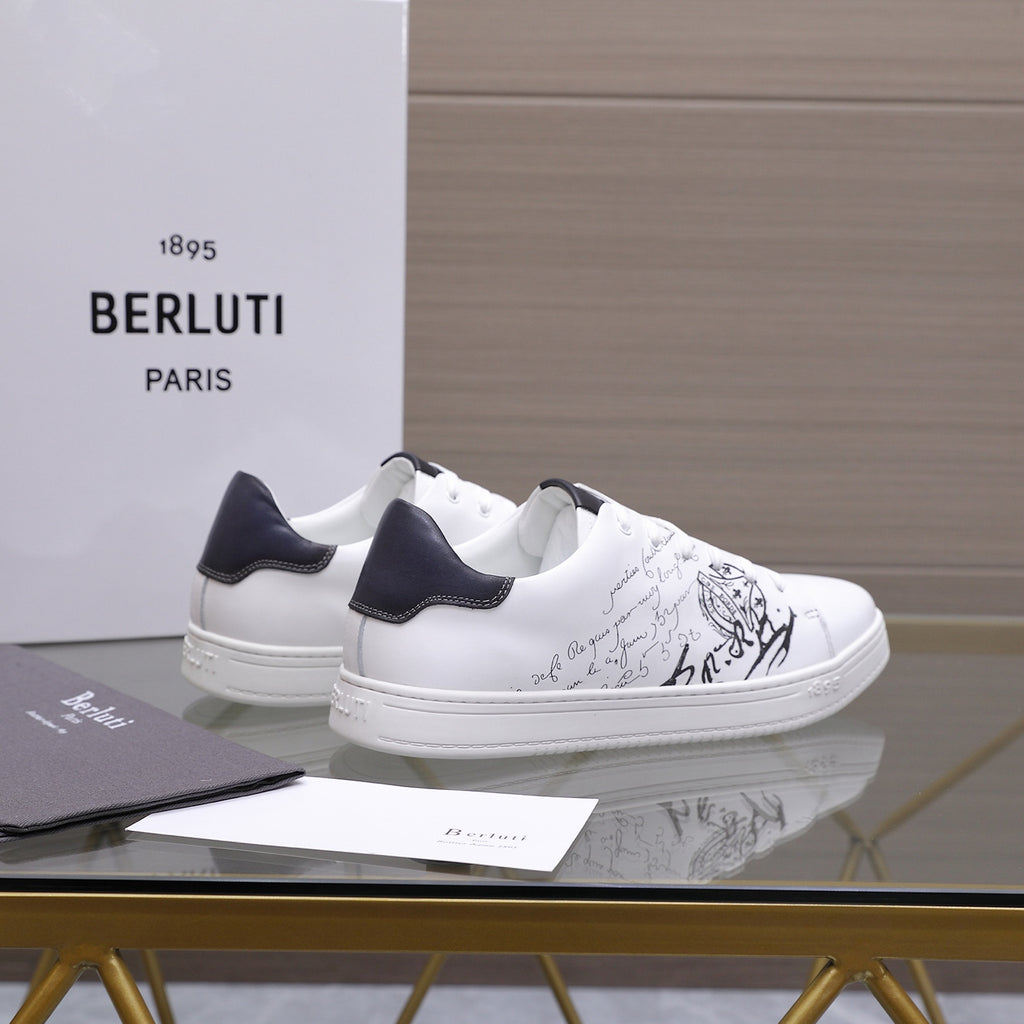 Berluti Men's Edge-Last Leather Casual Shoes