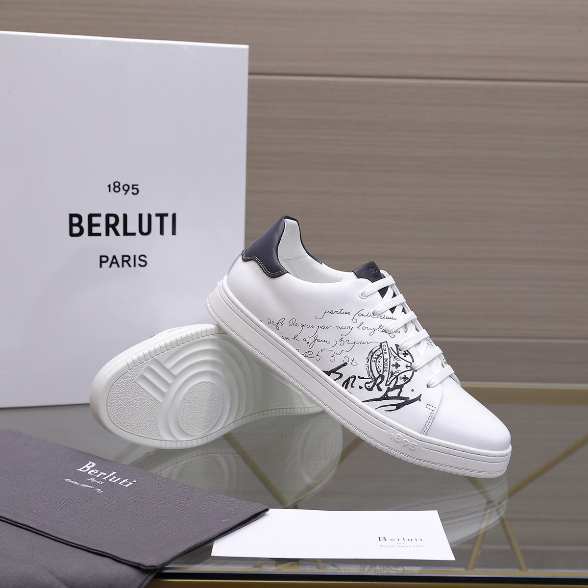 Berluti Men's Edge-Last Leather Casual Shoes