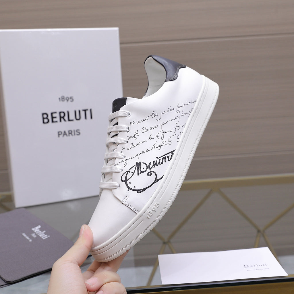 Berluti Men's Edge-Last Leather Casual Shoes
