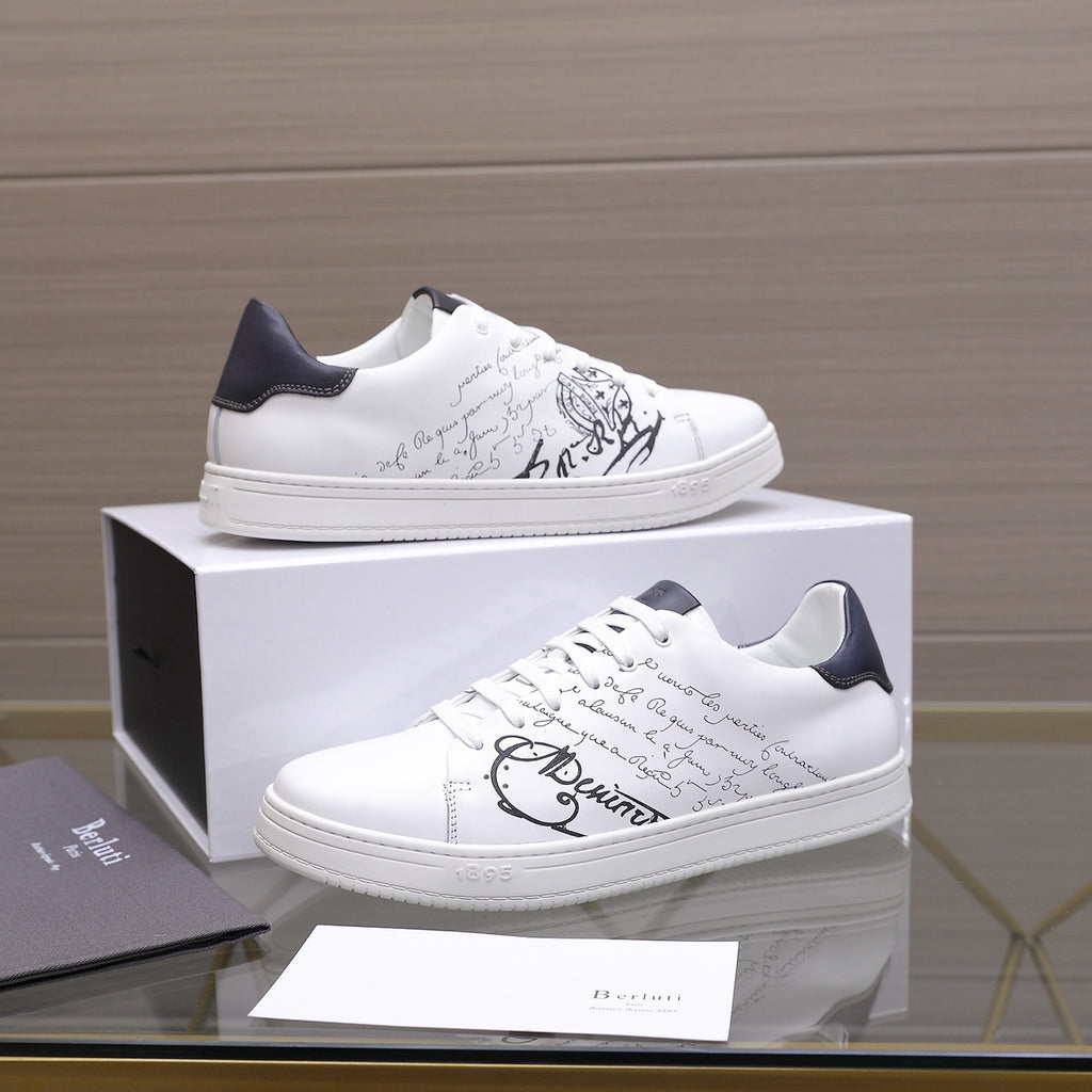Berluti Men's Edge-Last Leather Casual Shoes