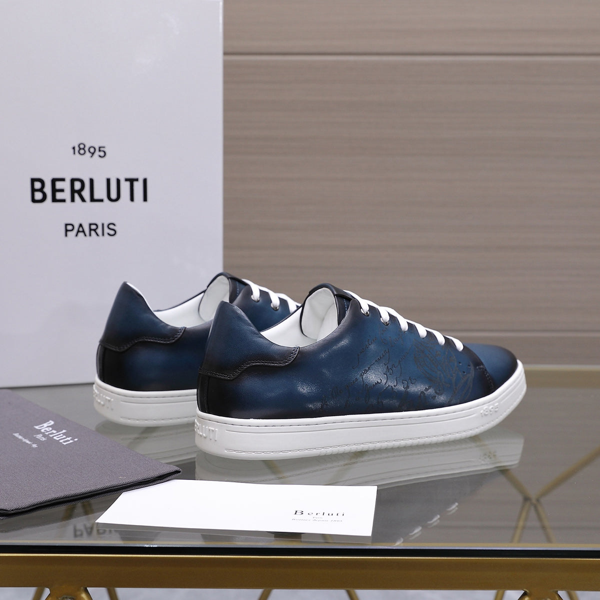Berluti Men's Edge-Last Leather Casual Shoes