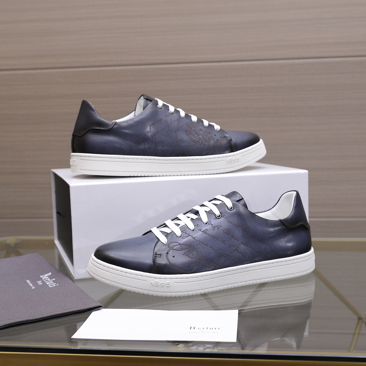 Berluti Men's Edge-Last Leather Casual Shoes