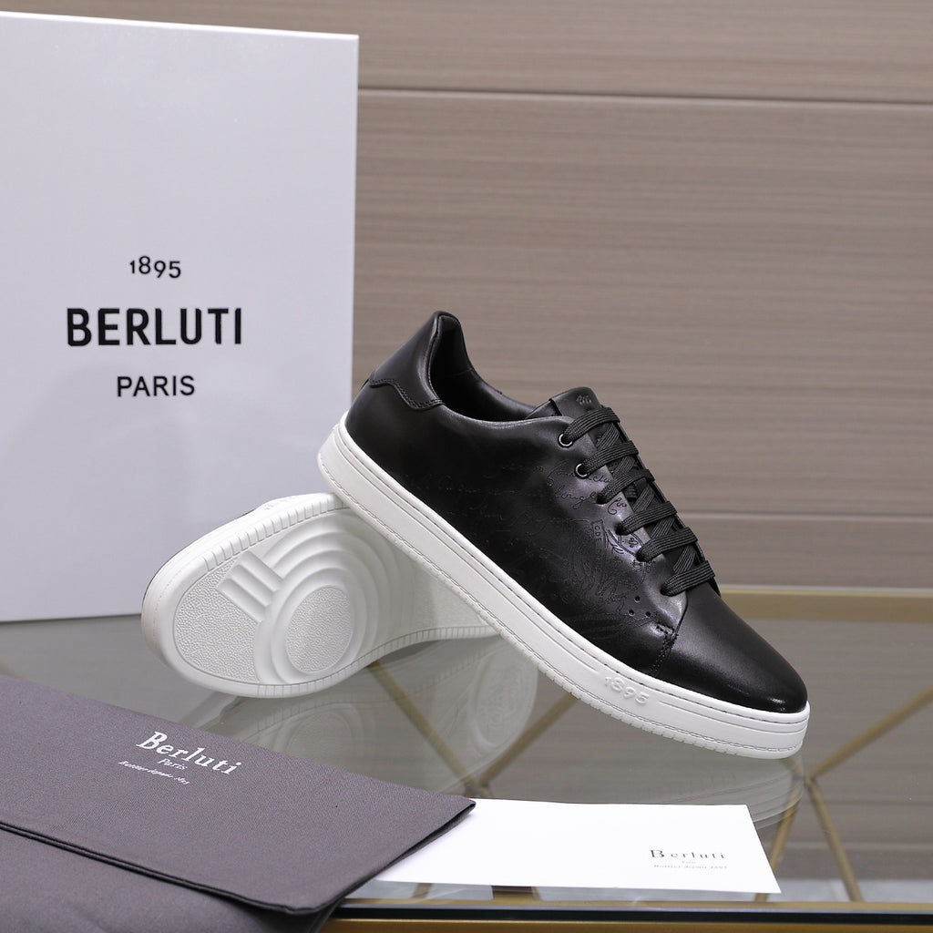 Berluti Men's Edge-Last Leather Casual Shoes
