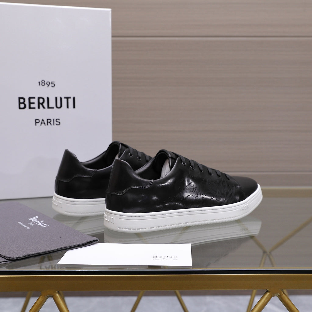 Berluti Men's Edge-Last Leather Casual Shoes