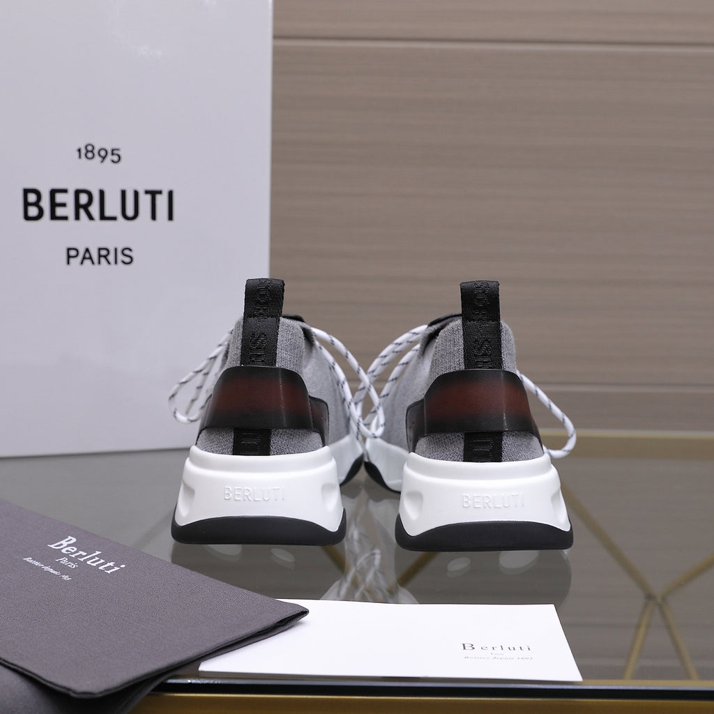 Berluti Men's Edge-Last Leather Casual Shoes