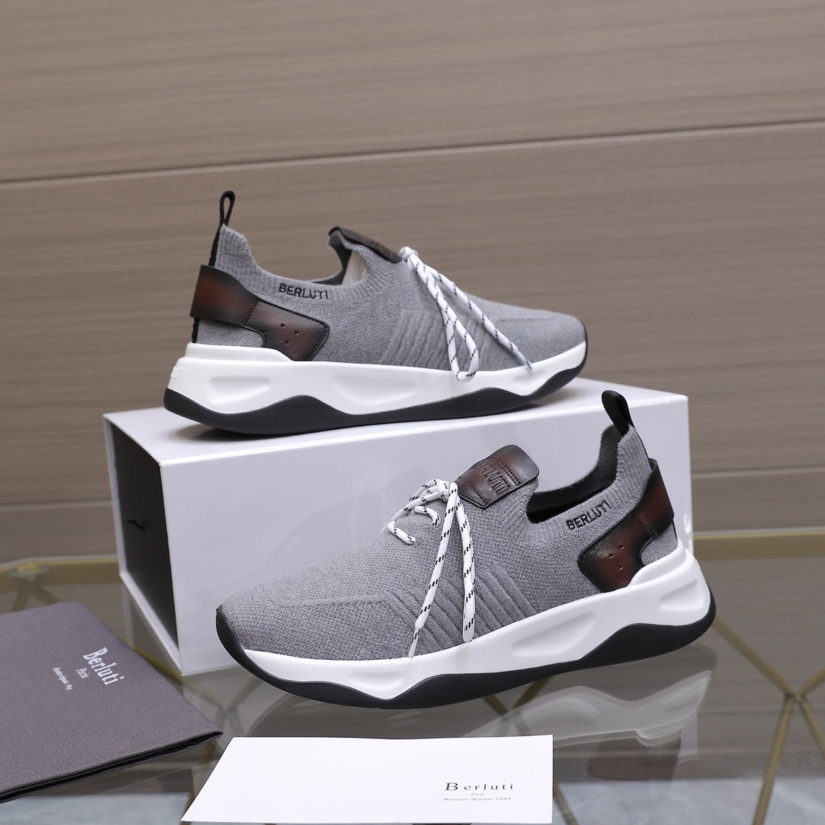 Berluti Men's Edge-Last Leather Casual Shoes