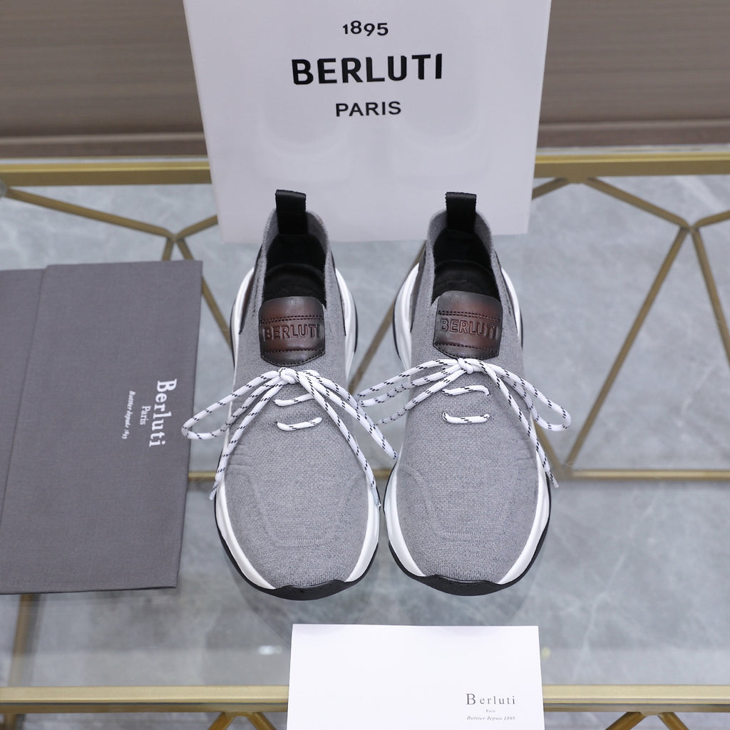 Berluti Men's Edge-Last Leather Casual Shoes